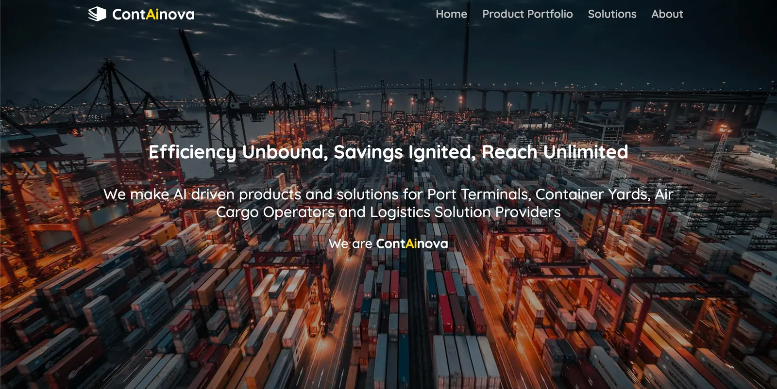 Screenshot of Containova